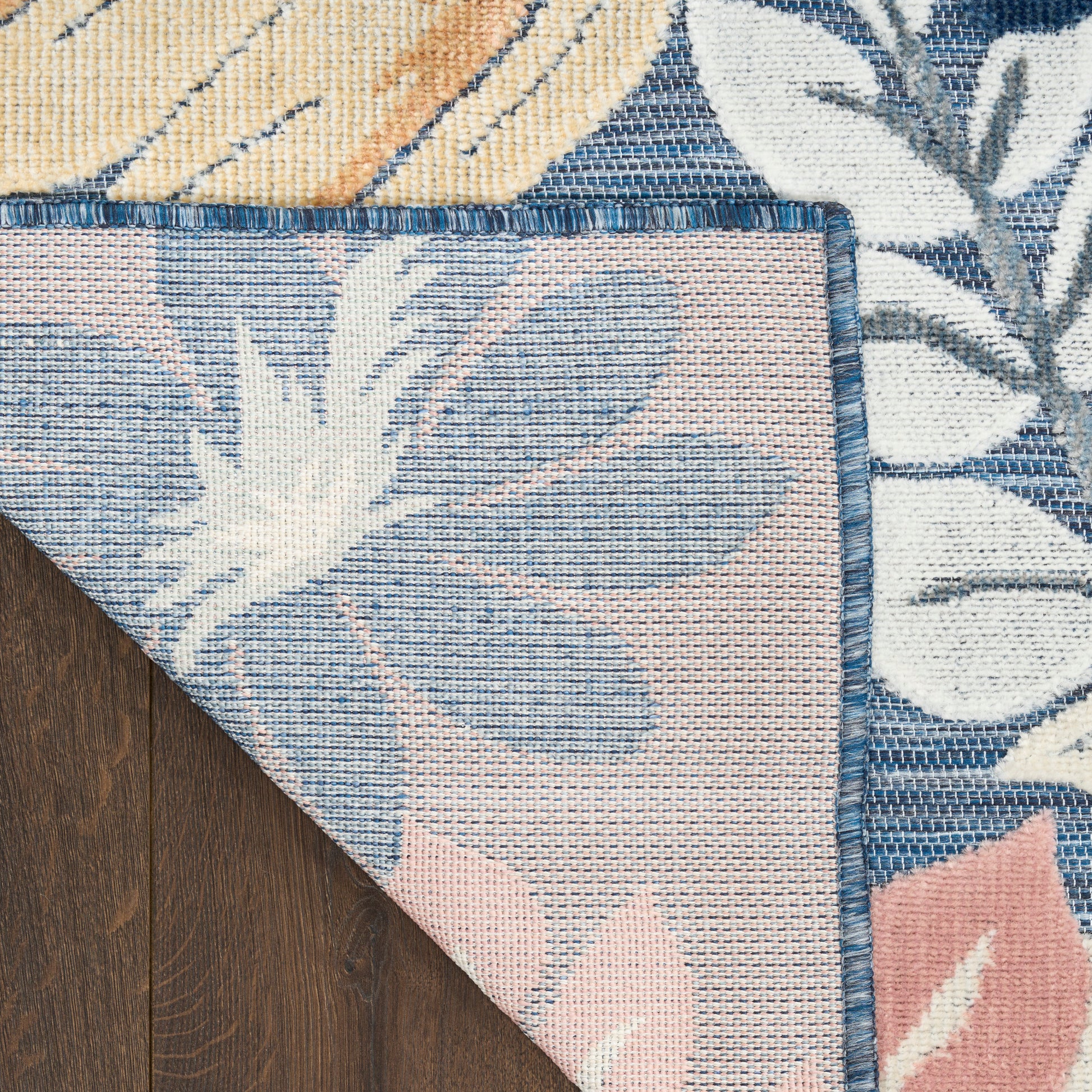 Nourison Home Suncoast  Denim Multicolor  Contemporary