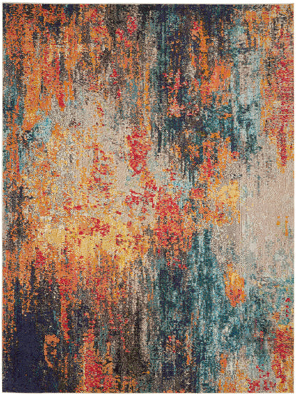 Nourison Home Celestial CES15 Multicolor Contemporary Power-loomed Rugs