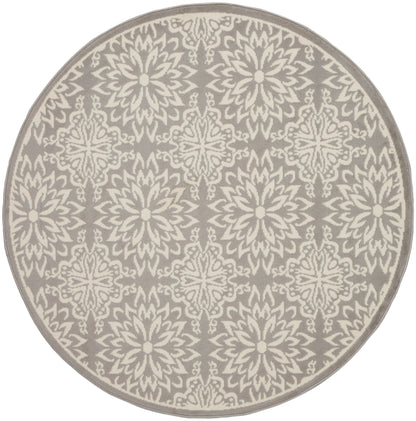Nourison Home Jubilant JUB06 Ivory Grey Transitional Power-loomed Rug