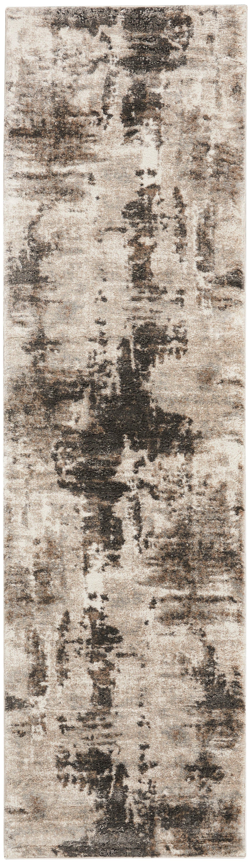 Nourison Home American Manor AMR04 Ivory Mocha Contemporary Power-loomed Rug