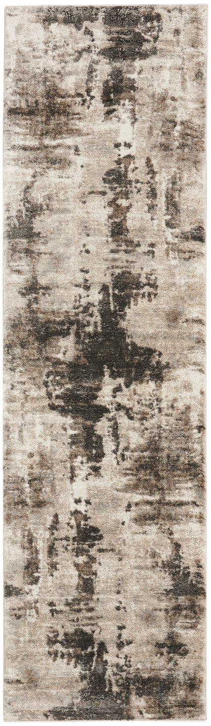 Nourison Home American Manor AMR04 Ivory Mocha Contemporary Power-loomed Rug