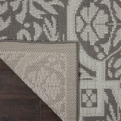 Nourison Home Aruba  Ivory Grey  Transitional