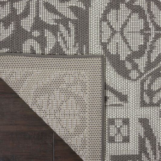 Nourison Home Aruba  Ivory Grey  Transitional