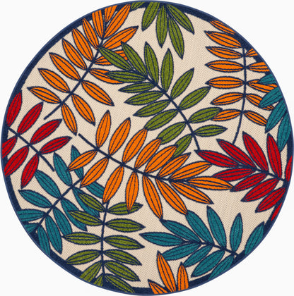 Nourison Home Aloha ALH18 Multicolor Contemporary Power-loomed Rugs