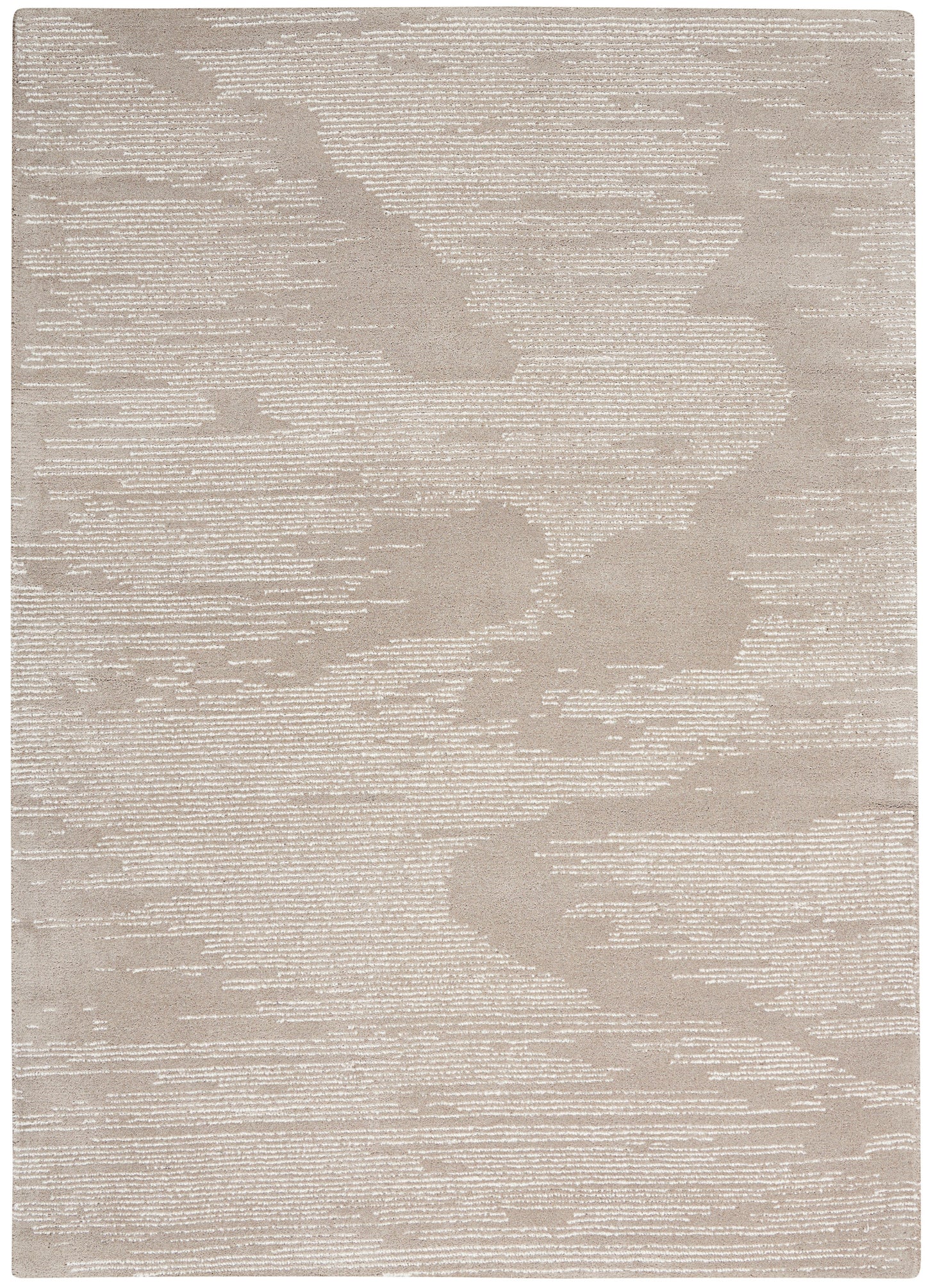 Michael Amini Ma30 Star SMR02 Taupe Ivory Contemporary Hand Tufted Rug