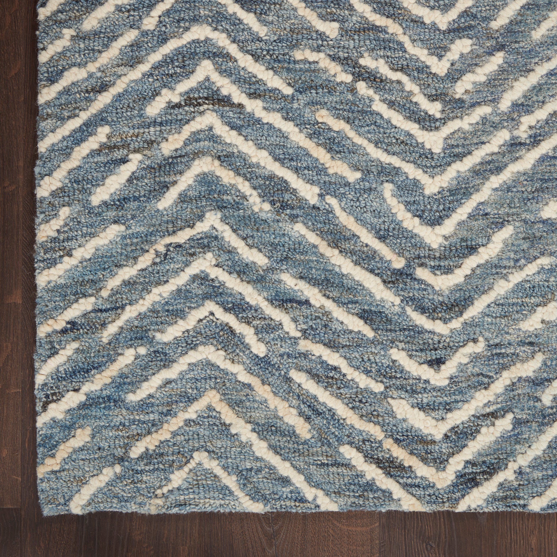 Nourison Home Colorado  Indigo Ivory  Contemporary