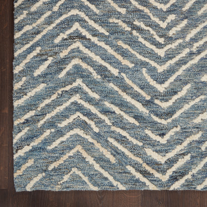 Nourison Home Colorado  Indigo Ivory  Contemporary