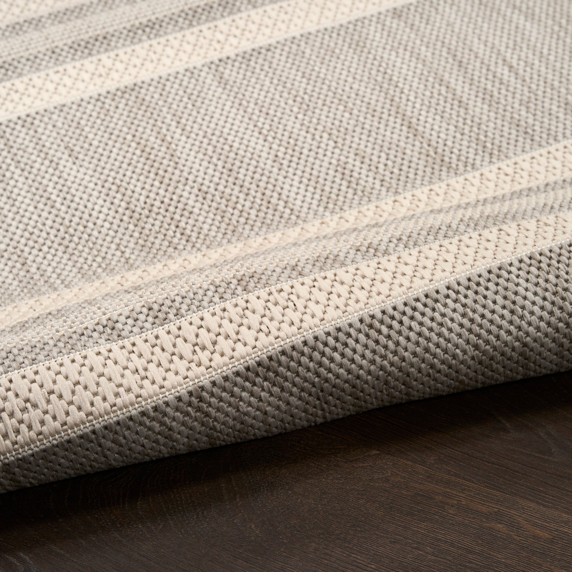 Nourison Home Horizon Indoor/Outdoor  Grey  Contemporary