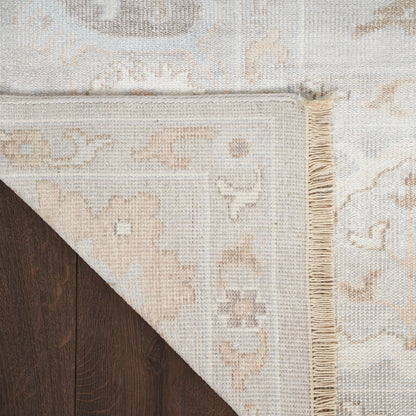 Nourison Home Aldora  Silver Blue  Traditional