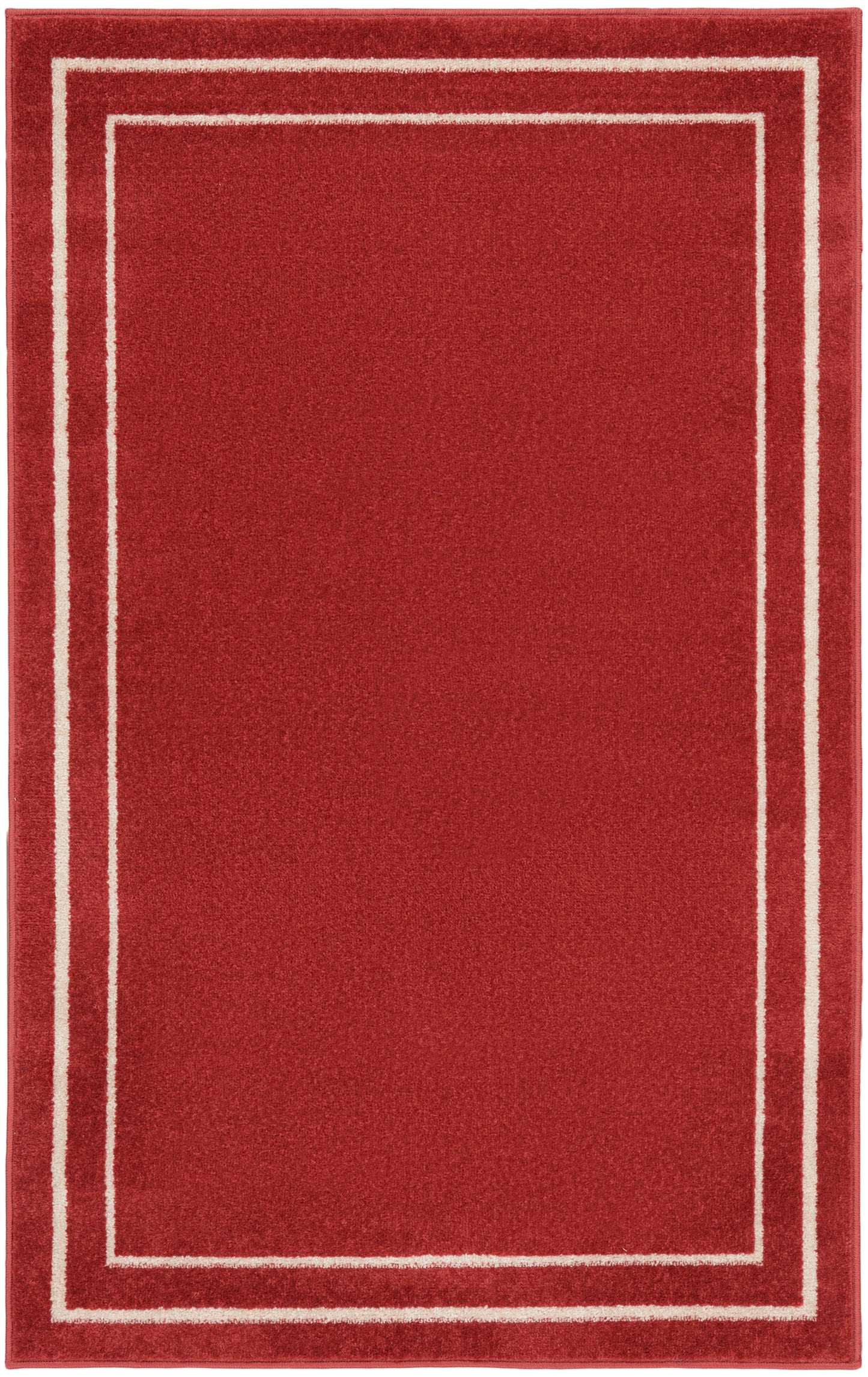 Nourison Home Nourison Essentials NRE02 Brick Ivory Contemporary Power-loomed Rug