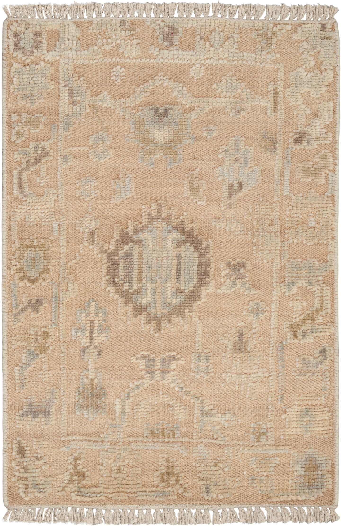 Nourison Home Whispers WHP06 Dusty Mauve Traditional Hand Knotted Rug