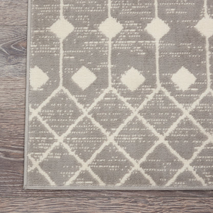 Nourison Home Grafix  Grey  Transitional