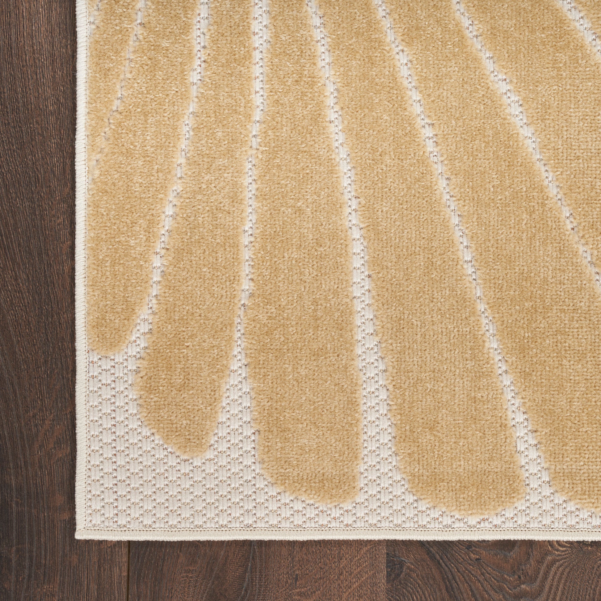 Nourison Home Aloha  Ivory Multicolor  Contemporary
