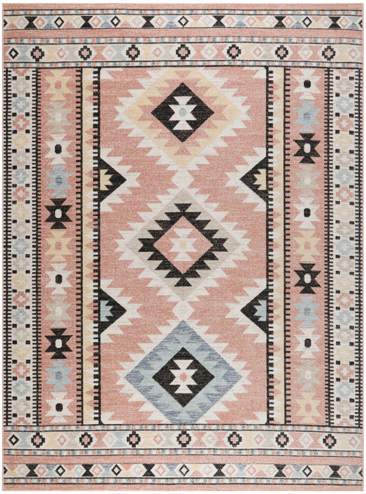 Nourison Home Washable Decor  Ivory Multicolor  Contemporary