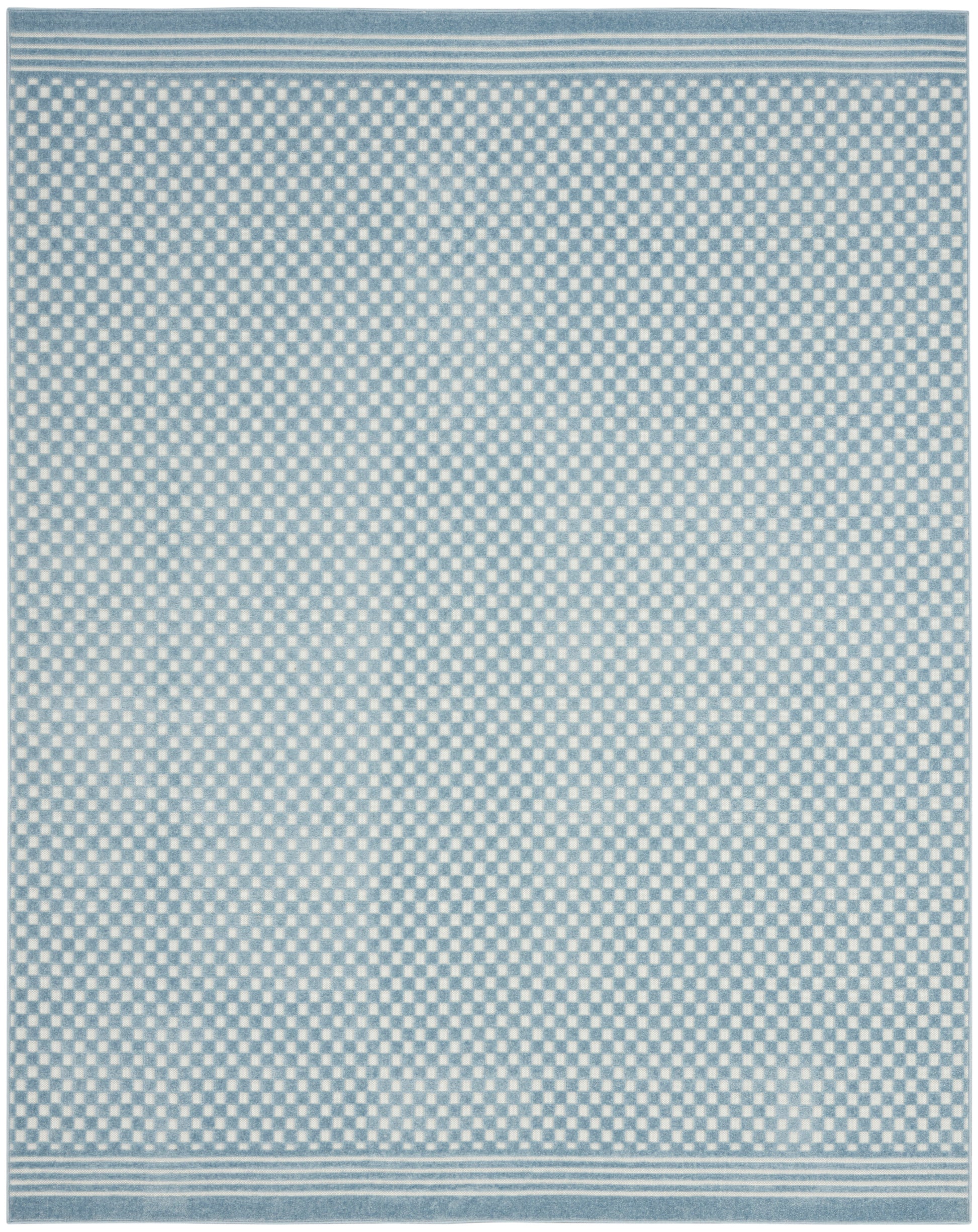 Nourison Home Care Free  Blue  Contemporary
