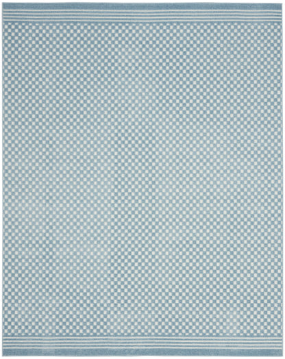 Nourison Home Care Free  Blue  Contemporary