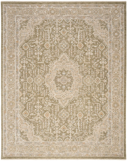 Nourison Home Retreat RET02 Green Traditional Machine Woven Rug
