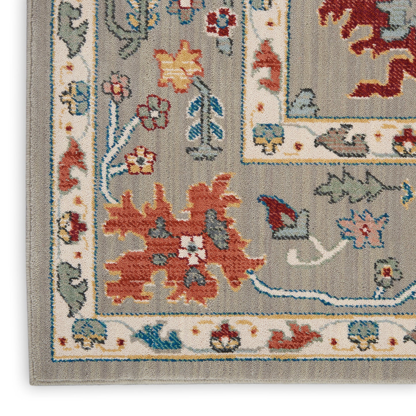 Nourison Home Parisa  Grey  Traditional