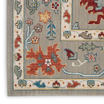 Nourison Home Parisa  Grey  Traditional