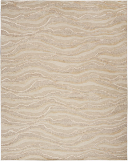 Nourison Home Divine DIV12 Saddle Contemporary Hand Knotted Rug