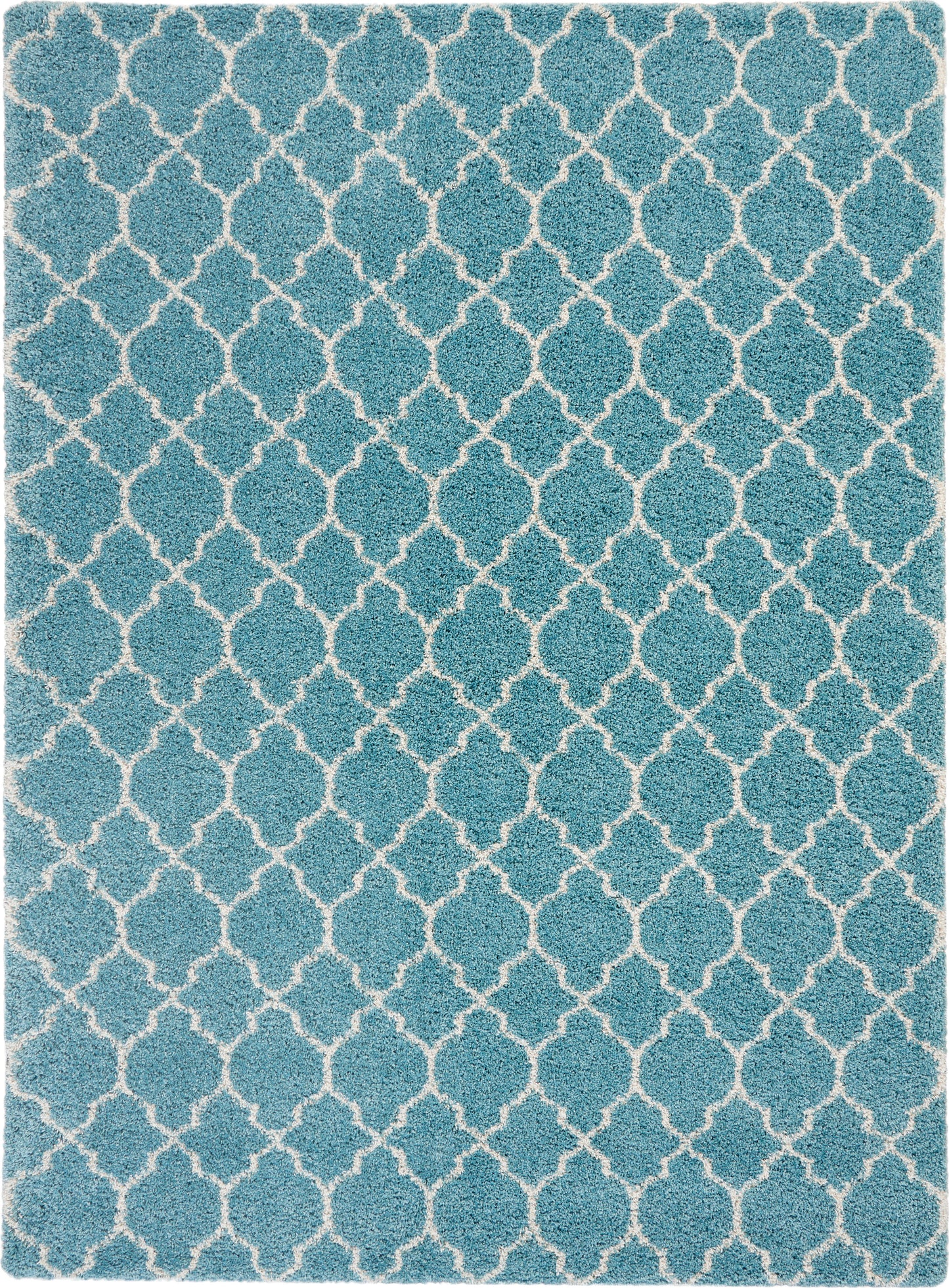 Nourison Home Amore AMOR2 Aqua Contemporary Power-loomed Rug