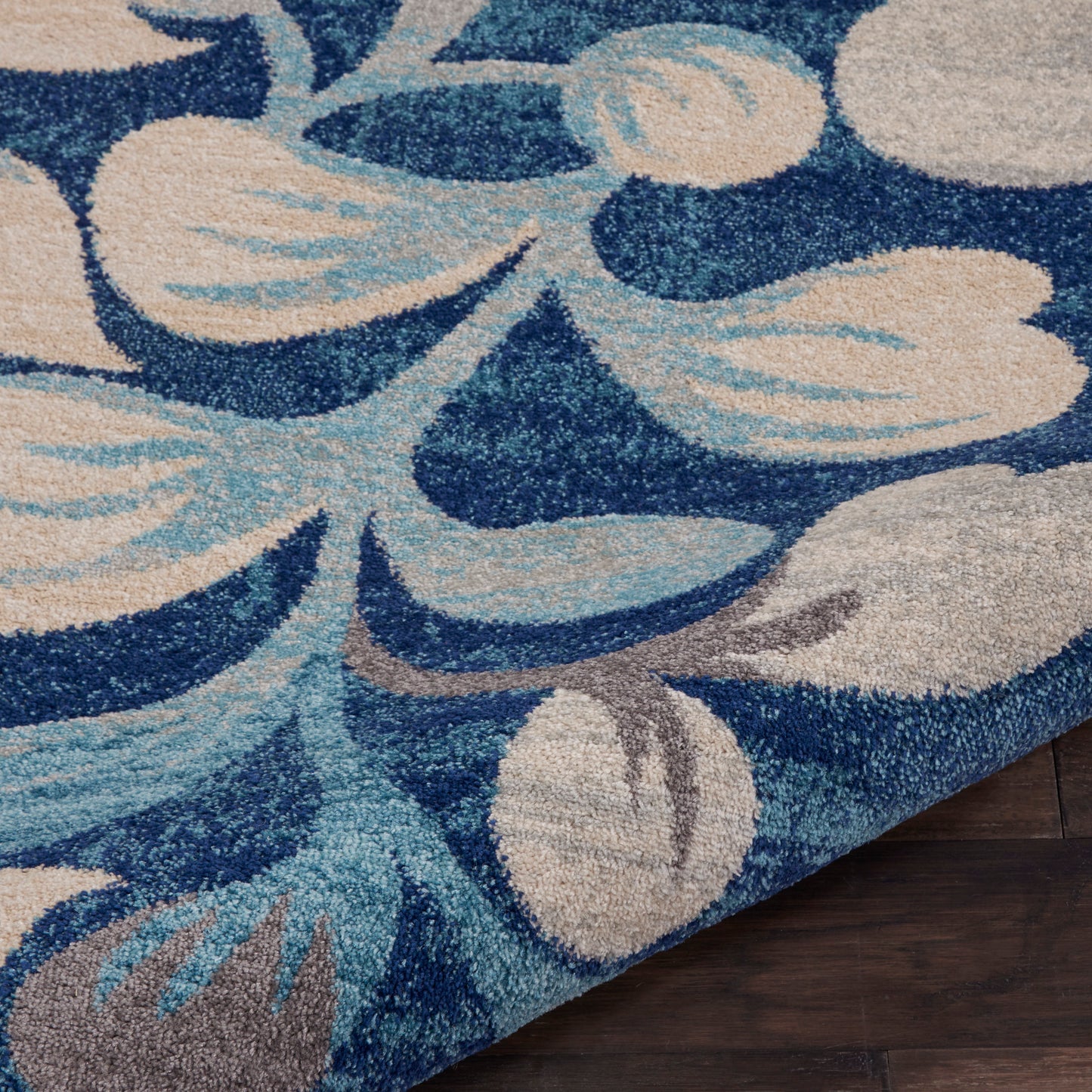 Nourison Home Tranquil  Navy  Contemporary