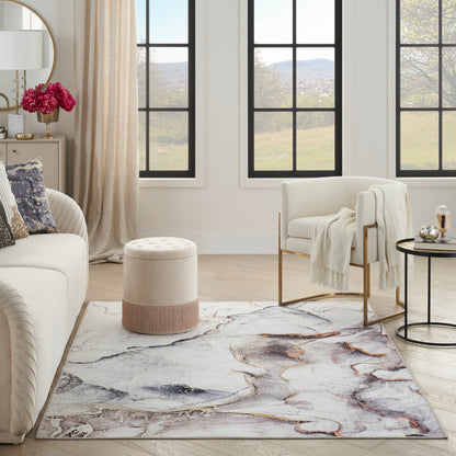 Nourison Home Daydream  Ivory Multicolor  Contemporary