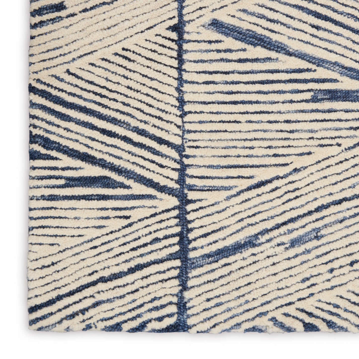 Nourison Home Colorado  White Blue  Contemporary