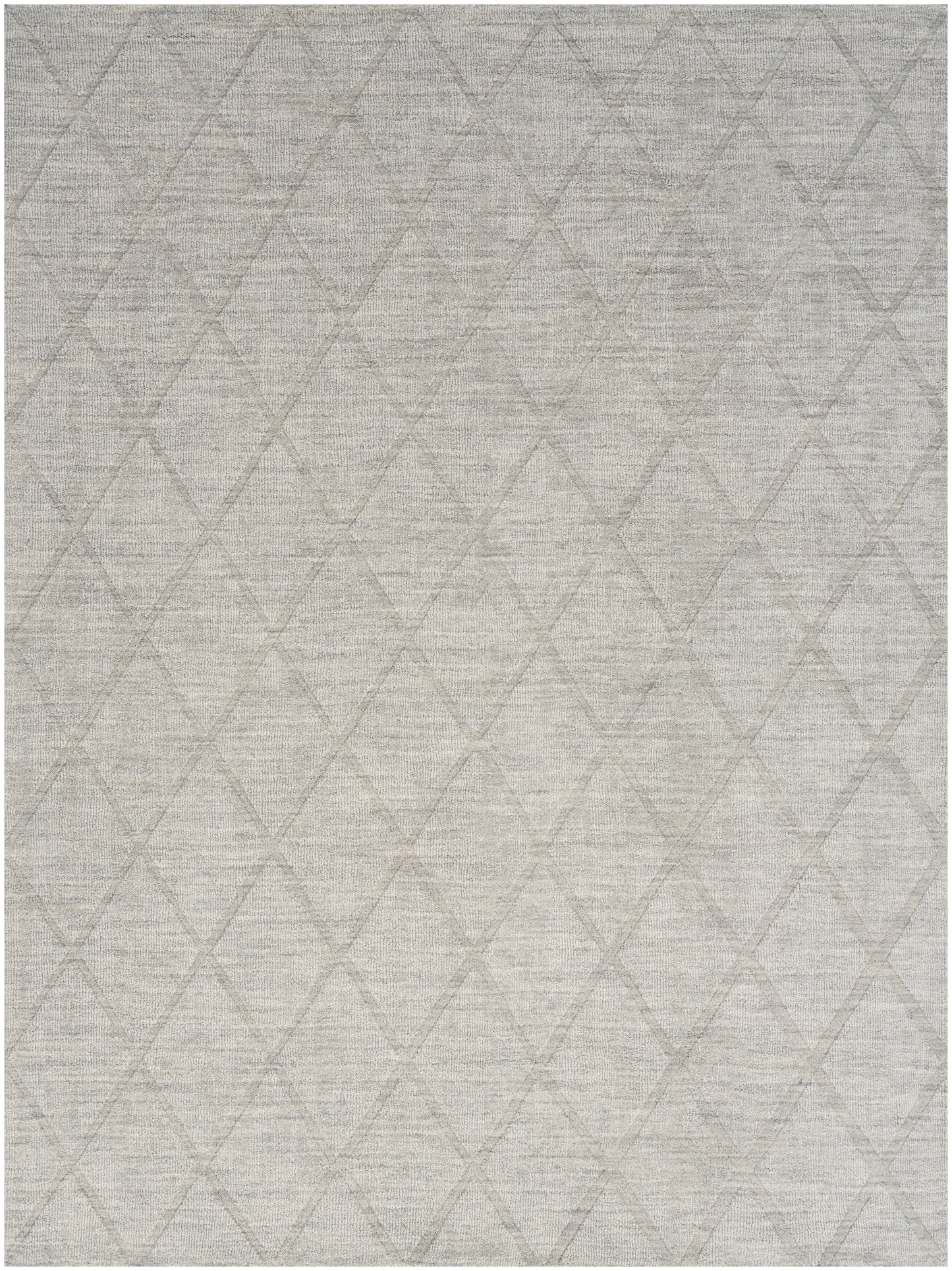 Nourison Home Wool Haven WOH01 Grey Contemporary Hand Woven Rug