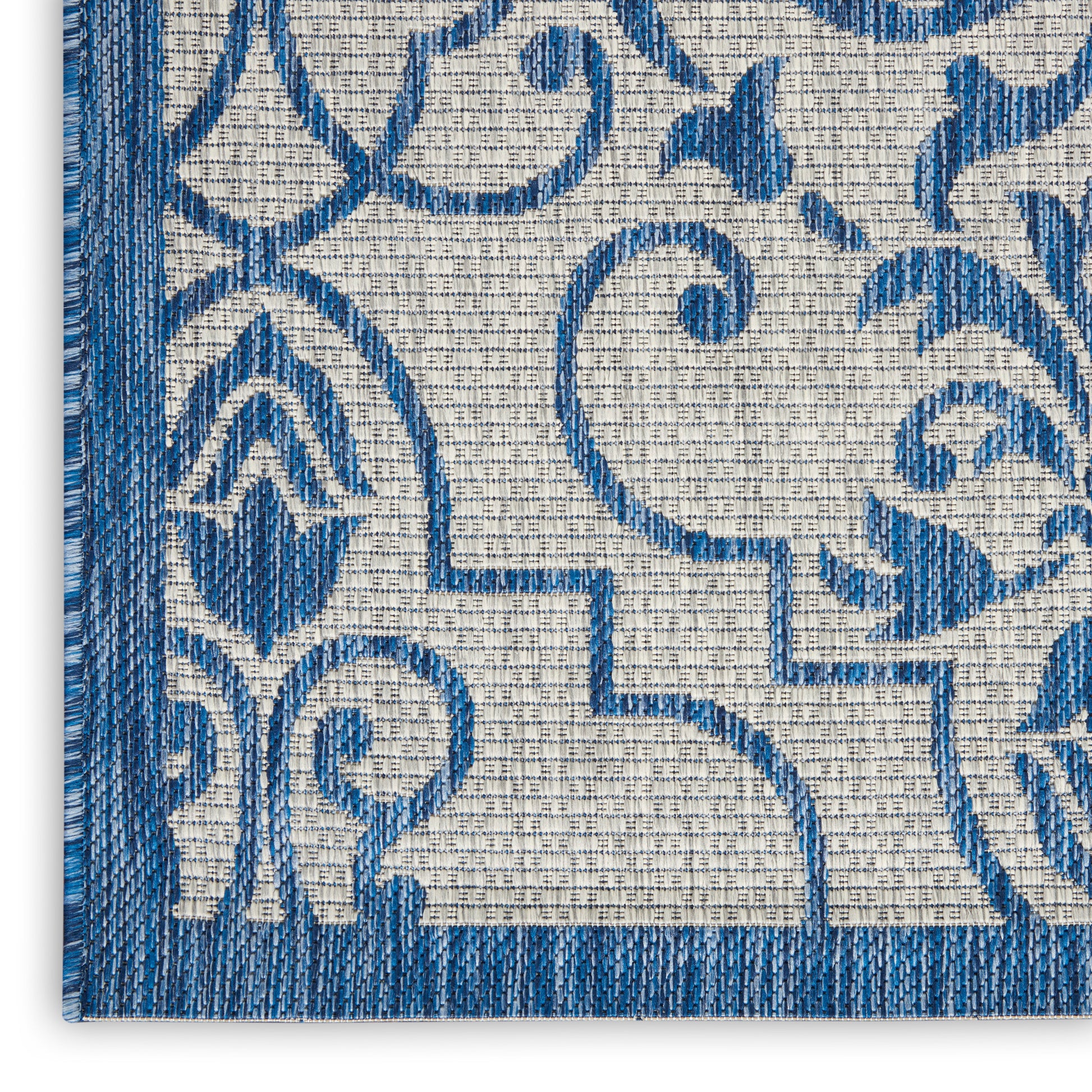 Nourison Home Country Side  Ivory Blue  Transitional