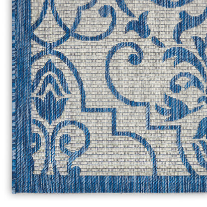Nourison Home Country Side  Ivory Blue  Transitional