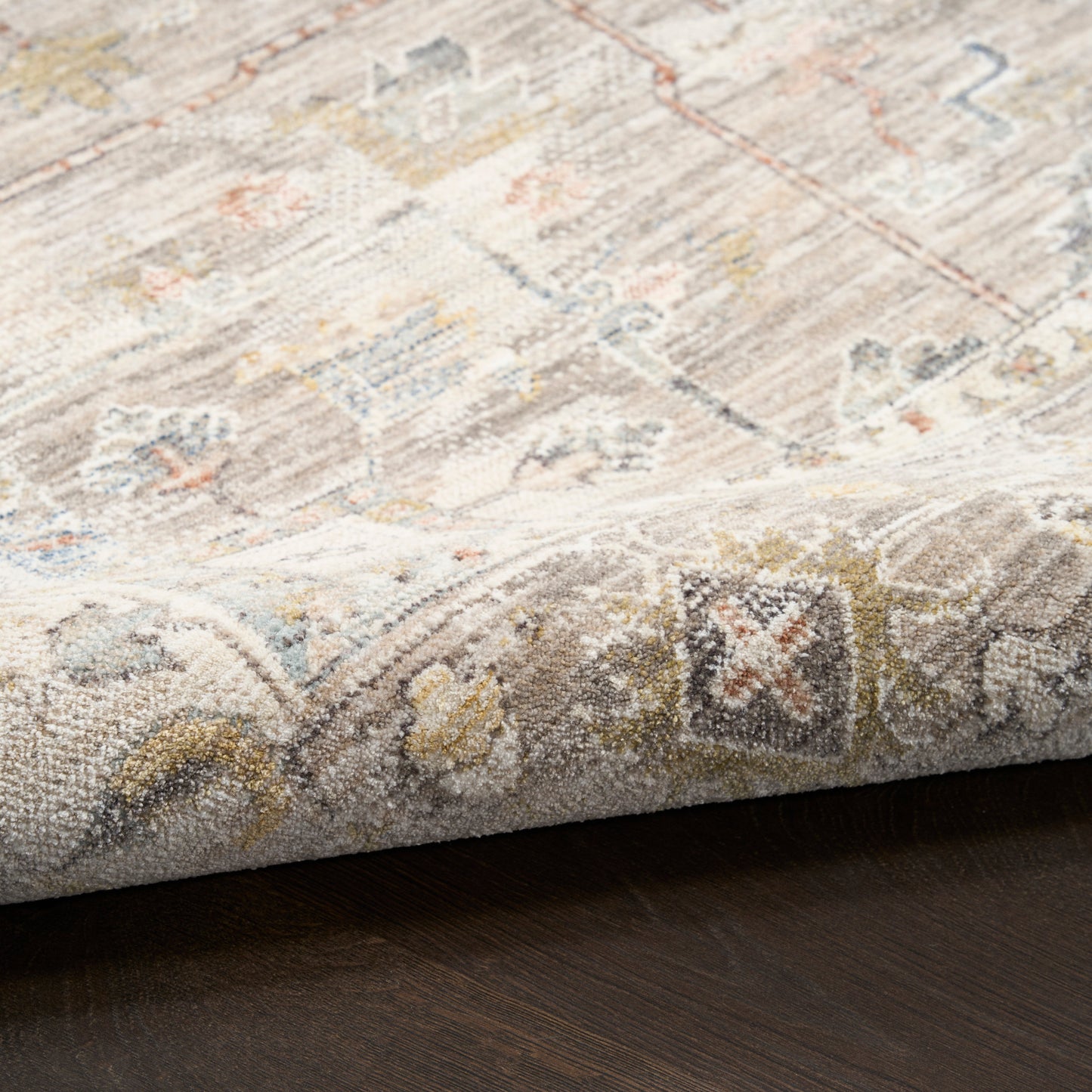 Nourison Home Antique Fusion  Ivory Multicolor  Traditional