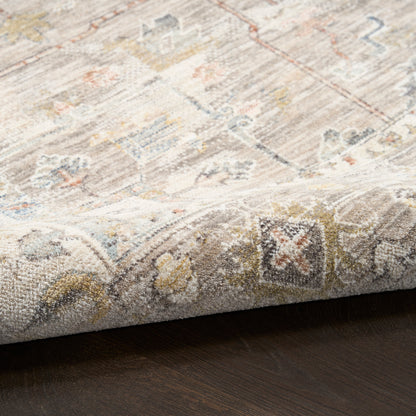 Nourison Home Antique Fusion  Ivory Multicolor  Traditional