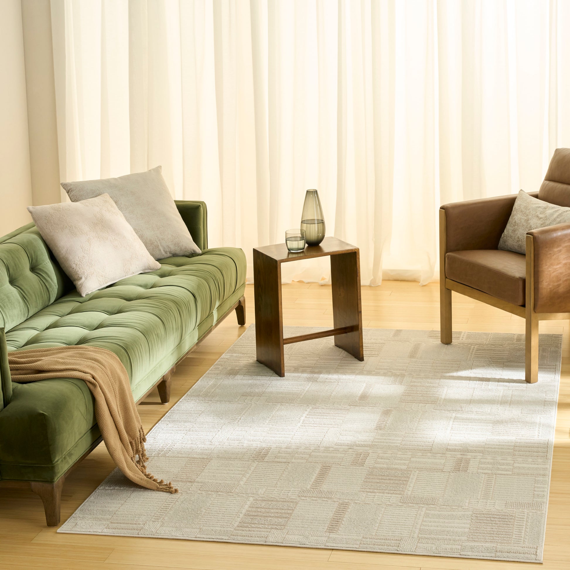 Nourison Home Nordic  Ivory Beige  Contemporary