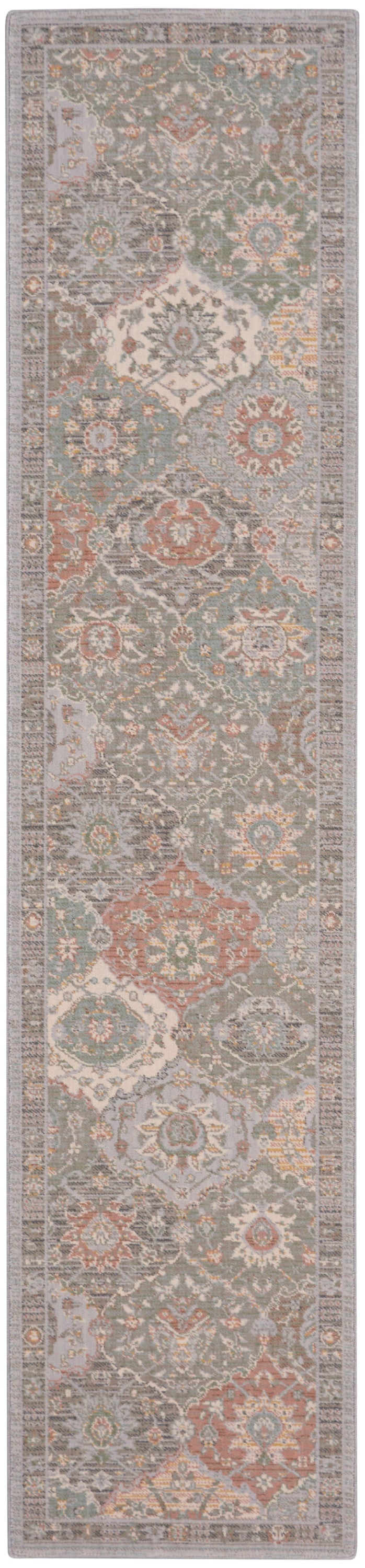 Nourison Home Parisa PSA05 Grey Multicolor Transitional Loom-woven Rug