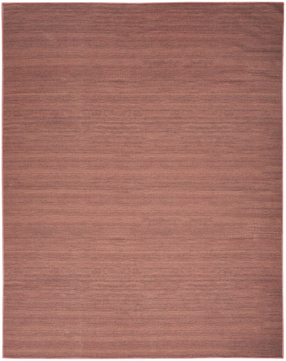 Nourison Home Washable Essentials WAE01 Mocha Contemporary Loom-woven Rug