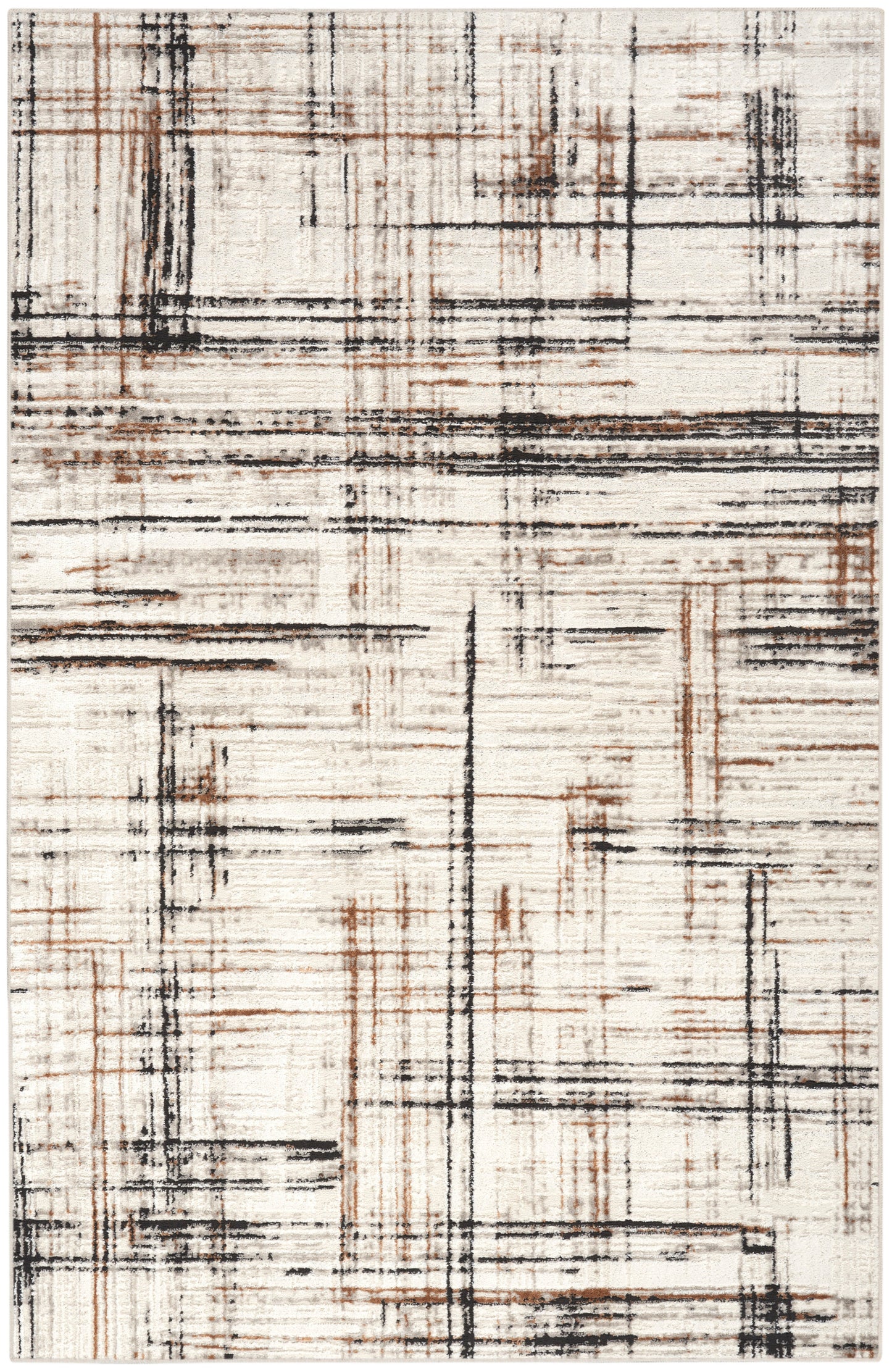 Calvin Klein CK029 Captivating CVT08 Ivory Multicolor Contemporary Power-loomed Rug