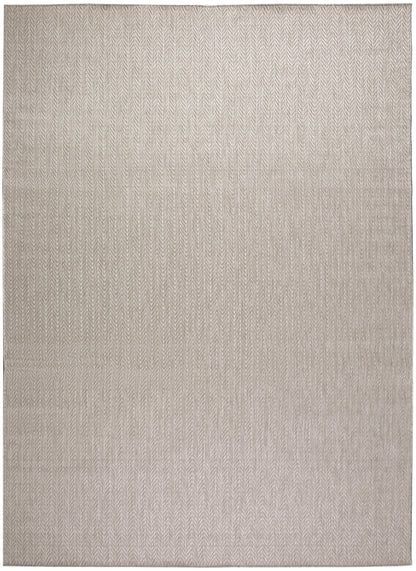 Nourison Home Horizon Indoor/Outdoor HOZ02 Grey Contemporary Power-loomed Rug