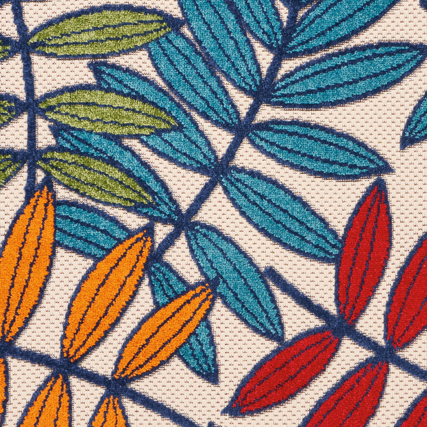 Nourison Home Aloha  Multicolor  Contemporary