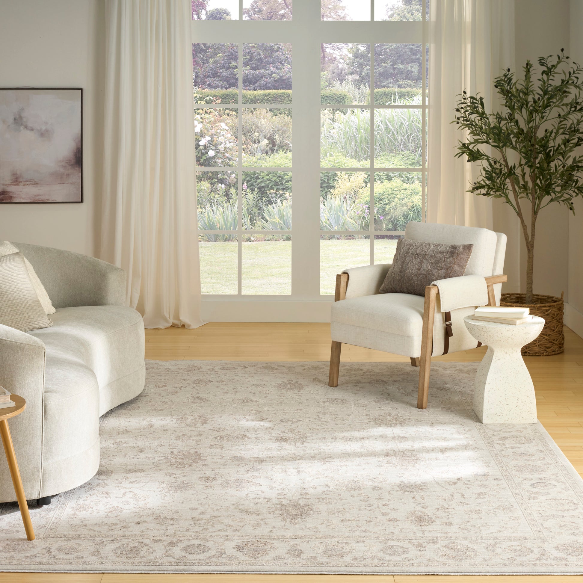 Nourison Home Shadows  Ivory  Traditional