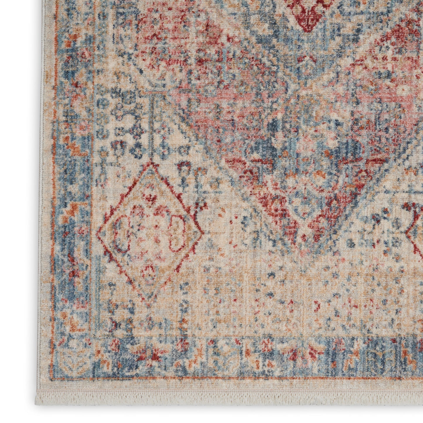 Nourison Home Homestead  Blue Grey  Traditional