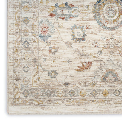 Nourison Home Antique Fusion  Ivory Multicolor  Traditional
