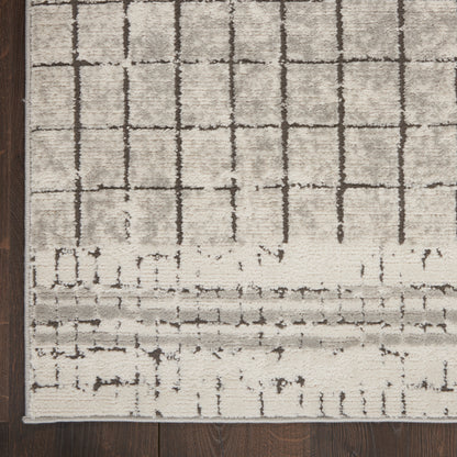 Nourison Home Quarry  Ivory Grey  Contemporary