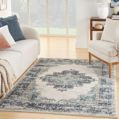 Nourison Home Passion  Ivory Grey Blue  Transitional