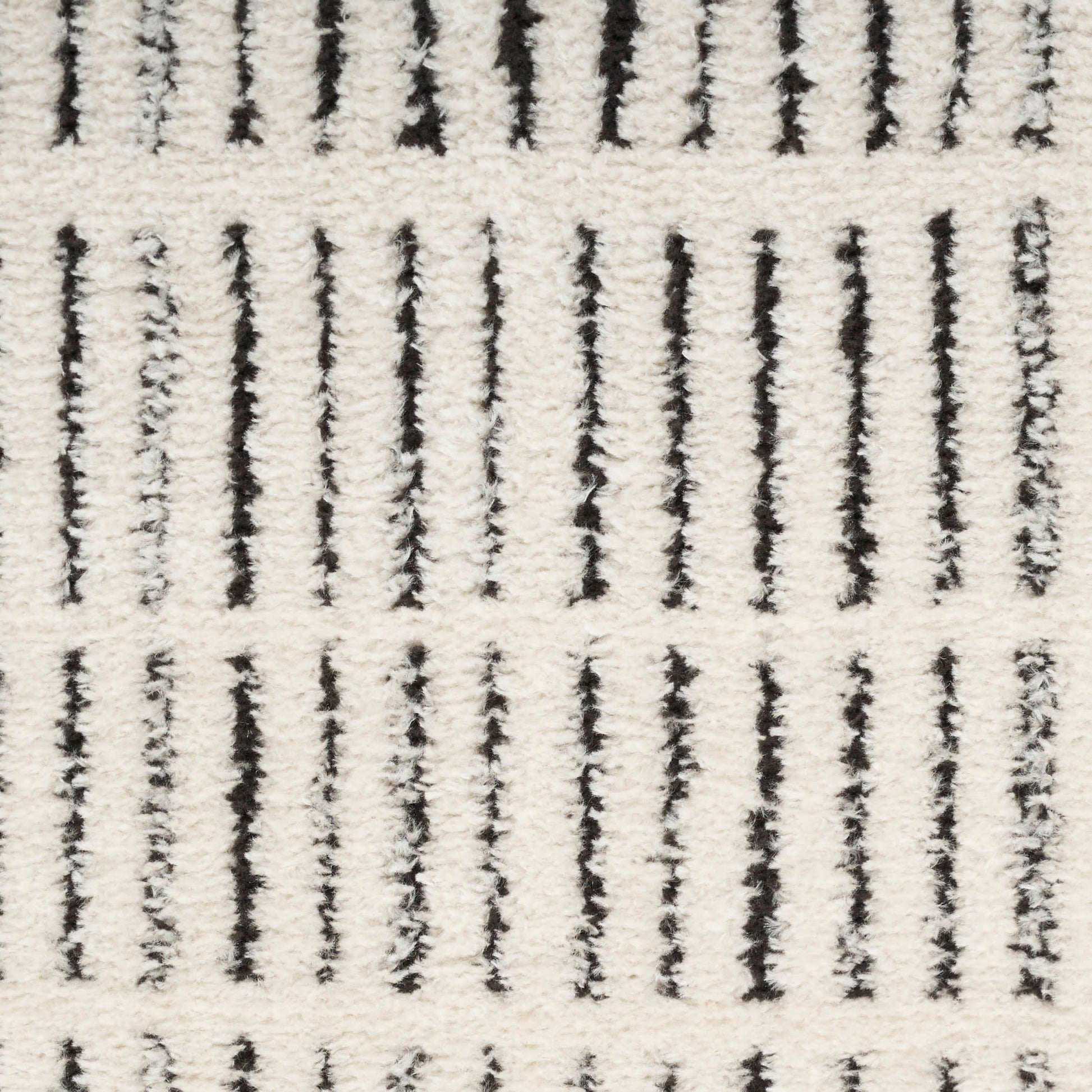 Nourison Home Modern Comfort  Ivory Black  Contemporary