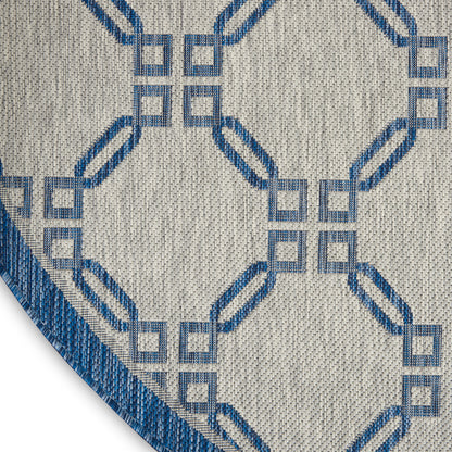 Nourison Home Country Side  Ivory Blue  Transitional