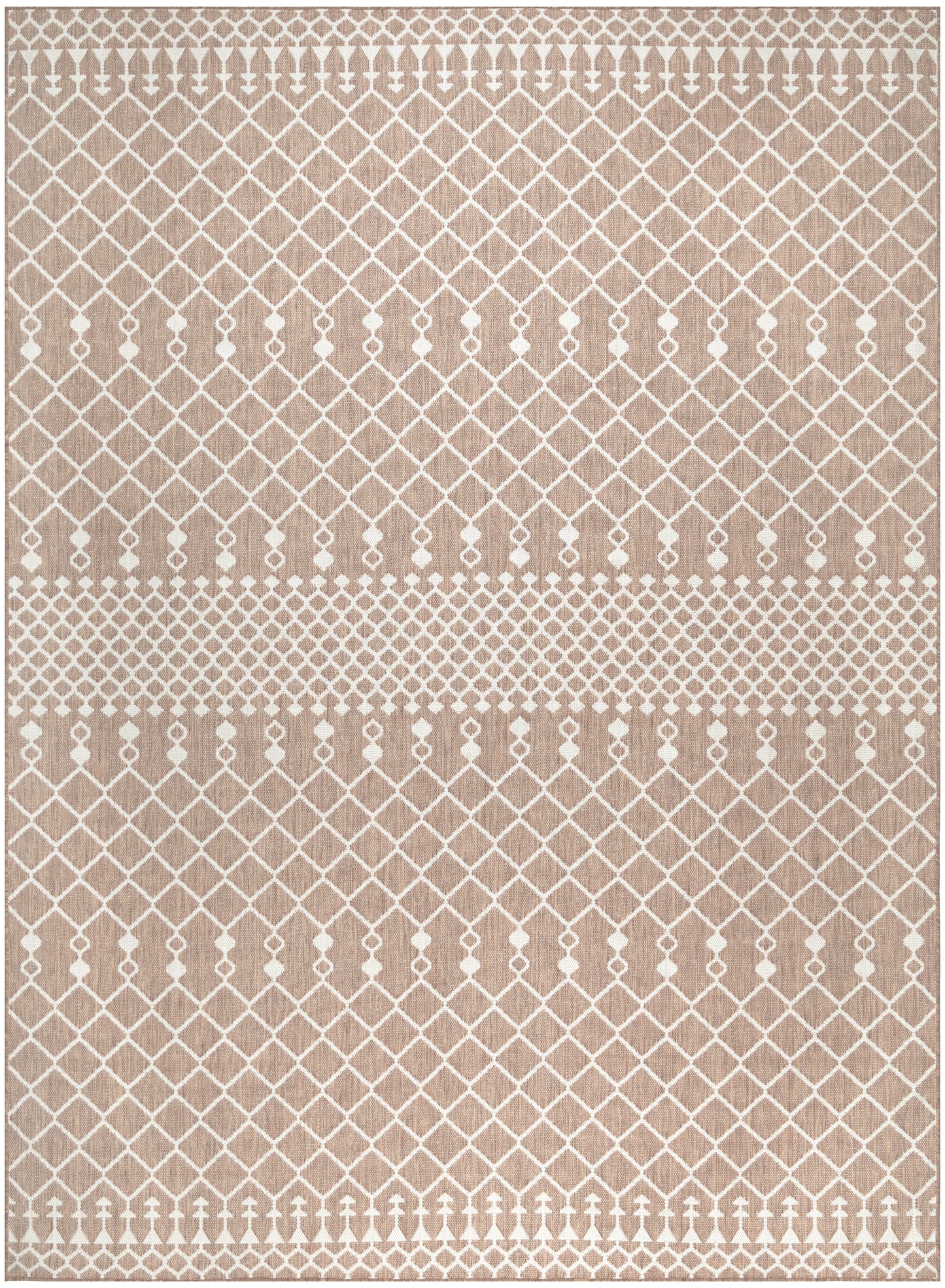 Nourison Home Positano POS02 Beige Contemporary Power-loomed Rug