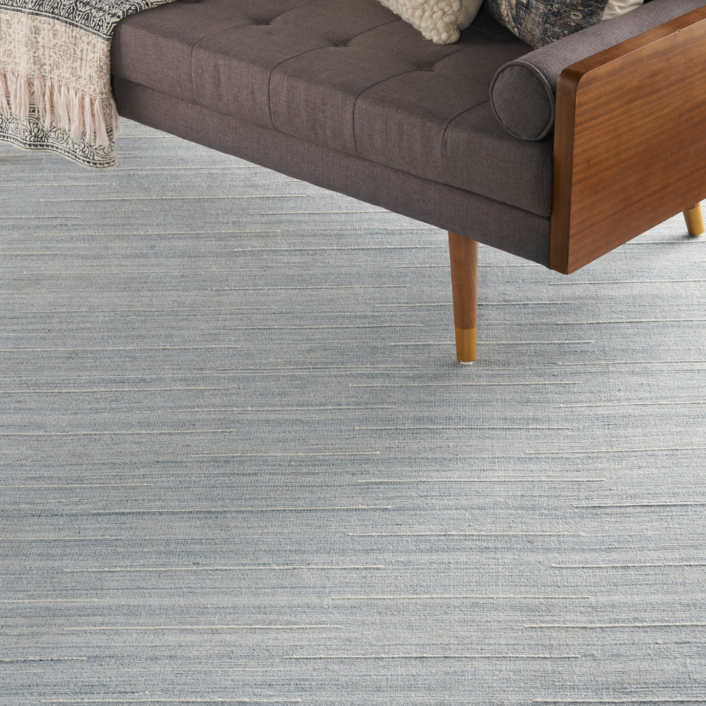 Nourison Home Interweave  Light Blue  Contemporary