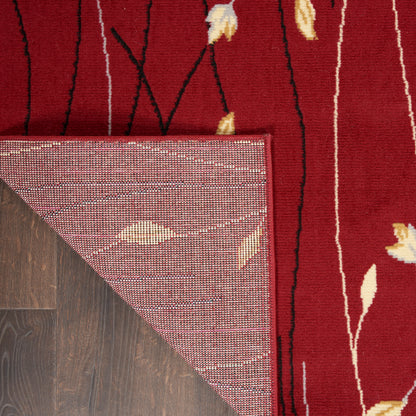 Nourison Home Grafix  Red  Contemporary