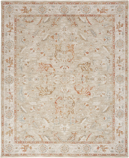 Nourison Home Infinite IFT01 Sage Ivory Traditional Power-loomed Rug